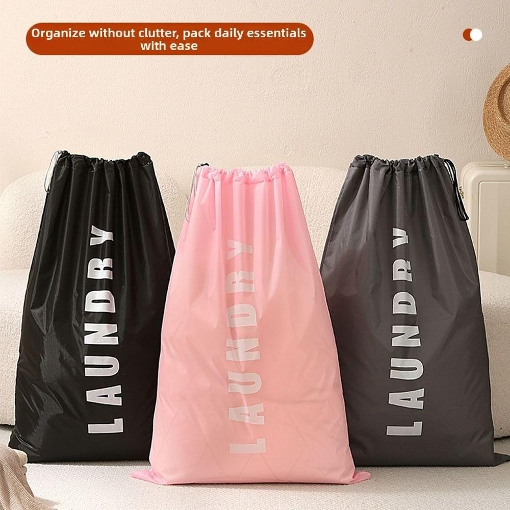 Large Capacity Dirty Clothes Organizer Multifunctional Drawstring Bag Travel Storage Pouch