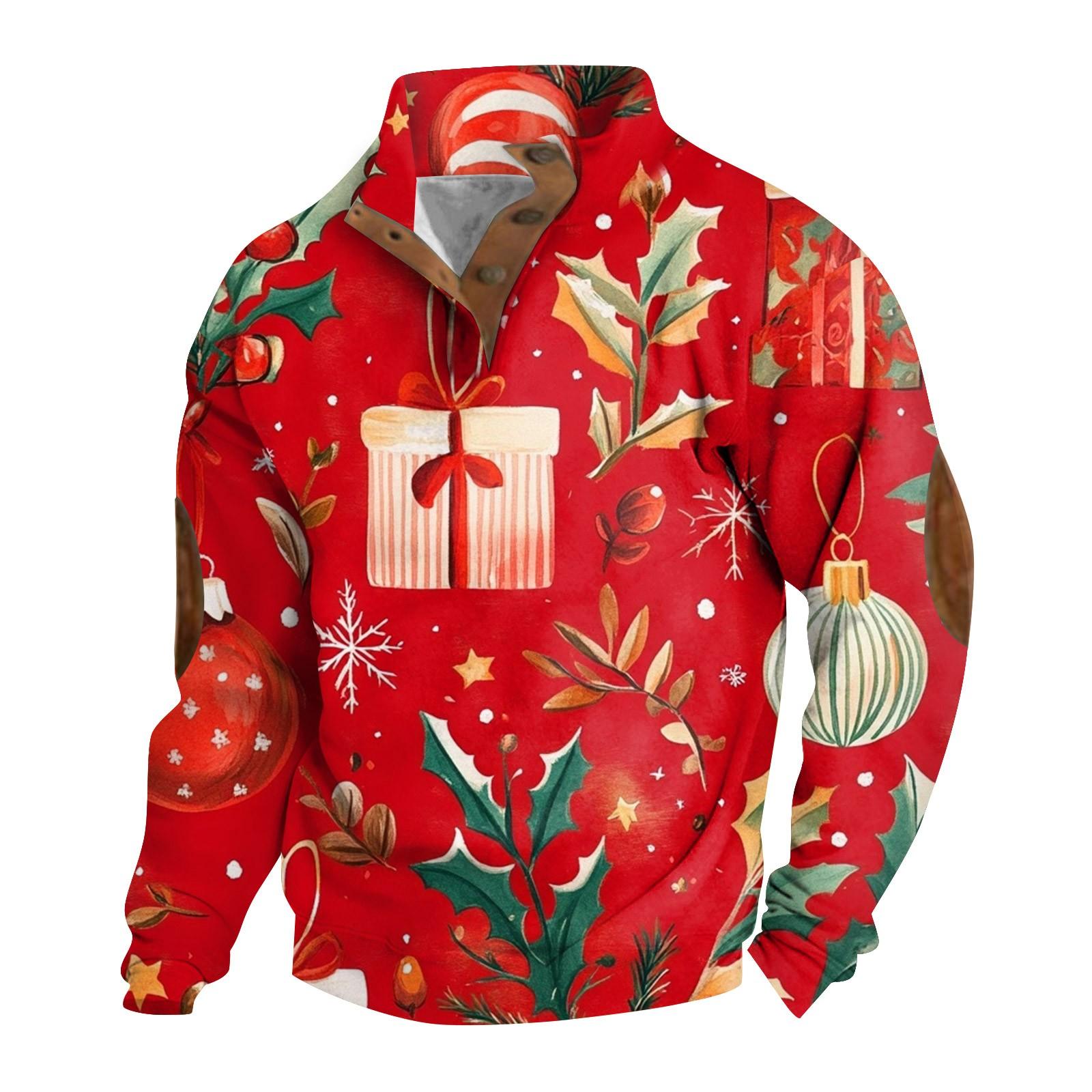 

Мужская толстовка с воротником-стойкой на открытом воздухе, повседневные свитера, топы M красный