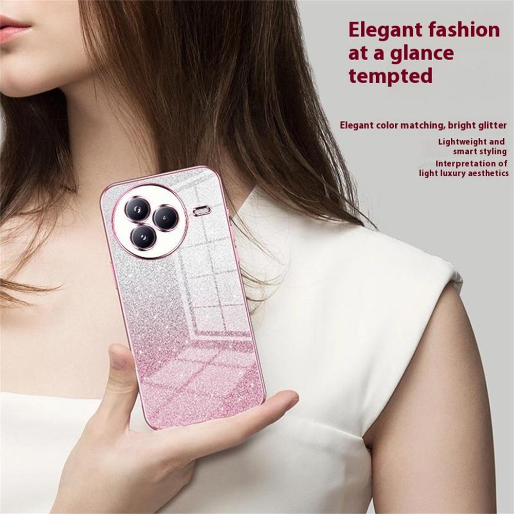 For Xiaomi Civi 5 Pro 5G Case Electroplating Gradient Glitter TPU Phone Cover