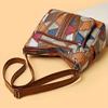 Women's Elegant Vintage Crossbody Bag Trendy HandBag Fashion Multi-pockets Shoulder Bag All-match Retro Crossbody Bag