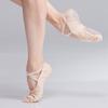 Weiche Sohle Ballett Tanz Weiche Flats Canvas Tanzschuhe Mädchenschuhe Flats Schuhe Mädchen Ballettschuhe