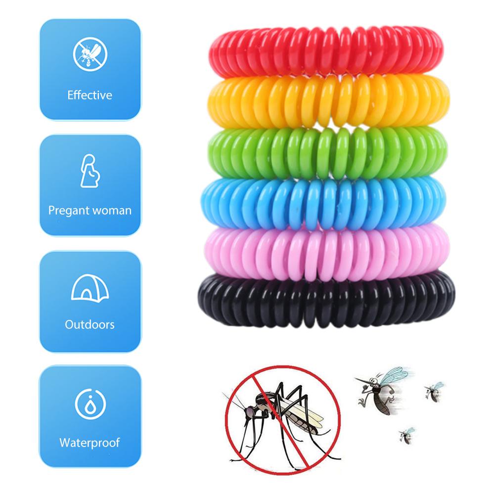 10 Pack Mosquito Repellent Bracelets Mosquito Wristband DEET-Free Waterproof Mosquito Bracelet Adjustable for Indoor Outdoor China Mainland
