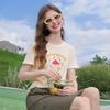 Betu Women's Mushroom Print Short Sleeve T-Shirt