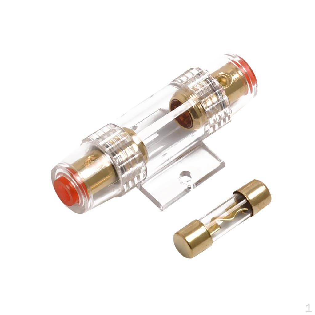 Car Audio AGU Holder 4 Inline Gold