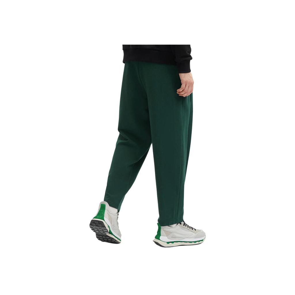 Fila Solid Color Knitted Straight Leg Casual Pants Men Bottoms Night-Shadow-Green F11M418603F-GN