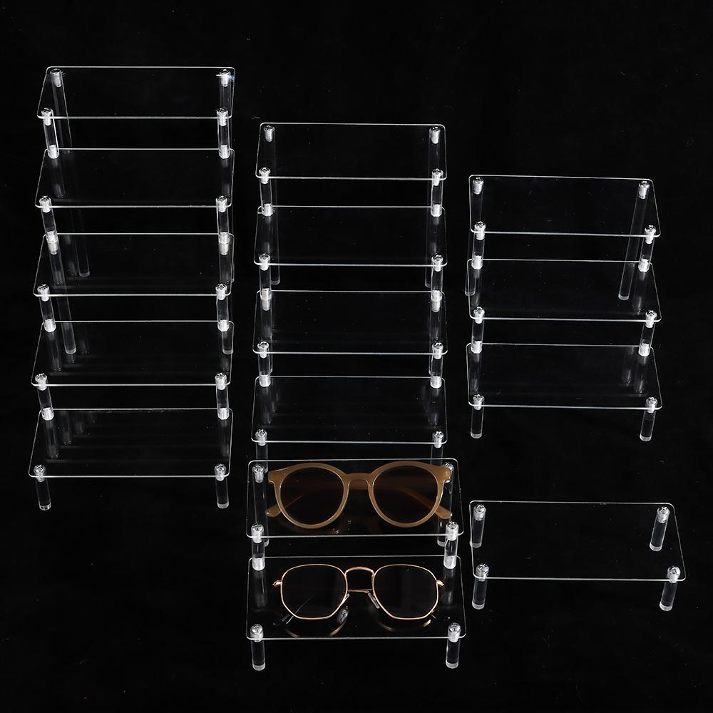 Clear Glasses Storage Rack Acrylic Eyeglasses Stand New Sun Glasses Display Shelf