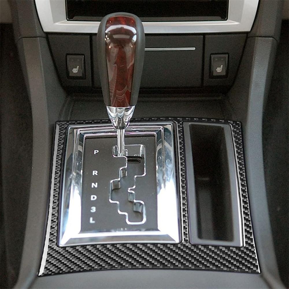 Carbon Fiber Shift Lever Frame Trim for Chrysler 300300c Interior 2005-07