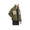 Adidas Originals Trefoil Solid Color Logo Embroidery Stand Collar Zip Jacket Men Outerwear Green IC8163