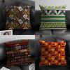 African Tribal Ethnic Pattern Pillow Case Pattern Printed Pillowcase For Living Room Sofa Cushion Cover  Bedroom Decor