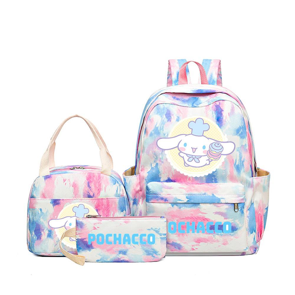 Student Schoolbag Large-Capacity Printing Junior High School College Student Casual Simple Backpack