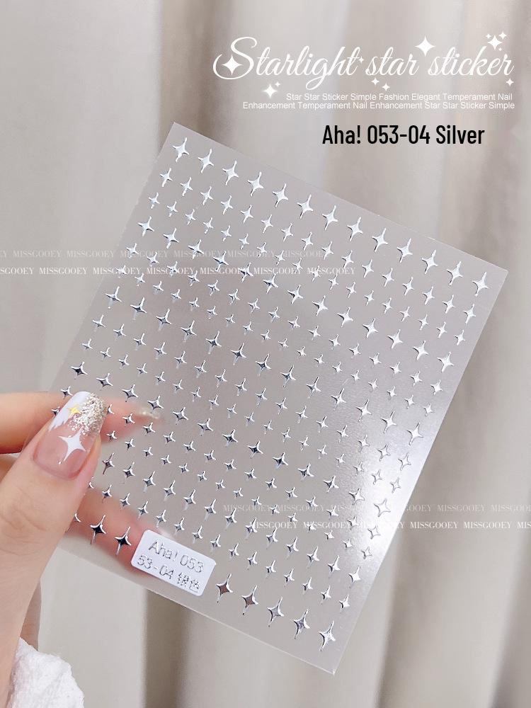 2025 Zodiac Snake Princess Nail Stickers & Shell Glitter Powder