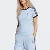 adidas Originals Set In Sleeve T Shirt Women's Blue IC5462