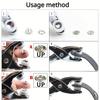 200pcs Metal Sewing Buttons And 1pc Snap Fastener Pliers Set - Easy DIY Clothes Buckle Installation