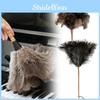 Household Ostrich Feather Duster With Handle For Efficient Dust Removal Tool