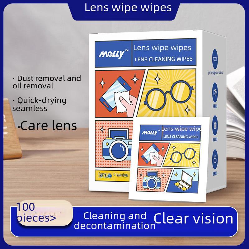 

Portable Anti-Fog Lens and Screen Cleaning Wipes for Glasses and Phones