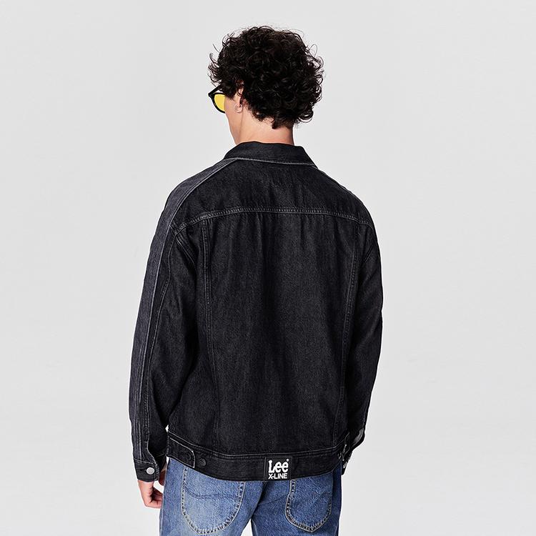 Lee Comfortable Classic Lapel Rider Denim Jacket Men jackets LMT008101100031A06357