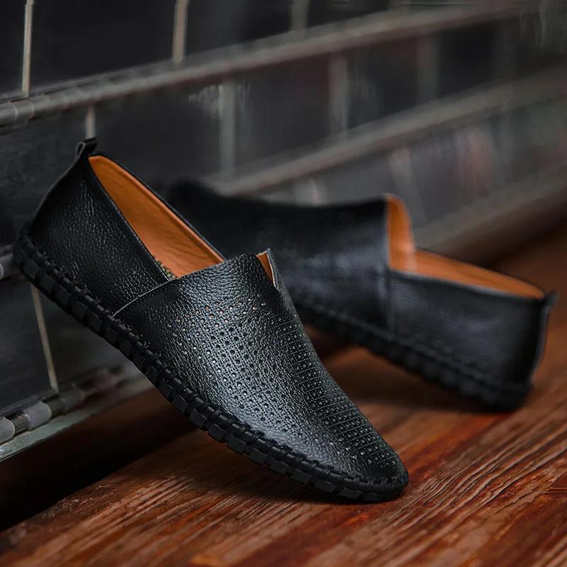 Fashion Plus Size Men Shoes Handmade Casual Loafers 38-50 Casual Shoes New Summer Pu Loafers Men Zapatos De Hombre