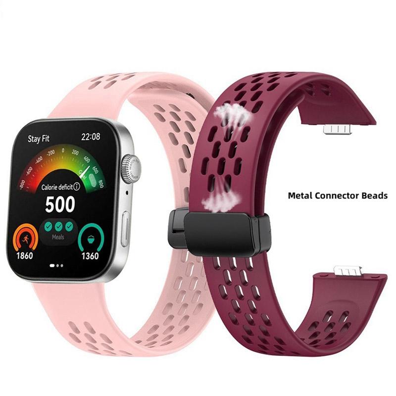 Strap for Huawei Watch Fit 4 Pro / 3 Watch Band for Huawei Fit3 Fit4 Fit 4Pro Silicone Replacement Wristband