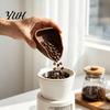 Kitchen Measuring Tool Silicone Coffee Bean Dosing Tray, Flexible Container with Bevel Easy Non Stick Pouring Design, Non-stick Anti-static for Beans