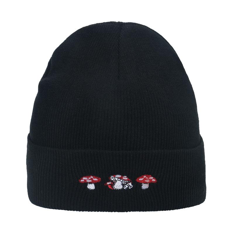 Hip Hop Trend Hat Anime Dragon Ball Wukong Wool Hat Autumn and Winter Cartoon Wu Turtle Letter Knitted Hat Men