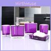 Style Acrylic Bathroom Five Piece Set With Durable Material For New Marriage And Daily Wash