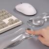 With Wrist Rest Mouse Pad Silicone Mouse Wrist Mat Soft Ergonomic Keyboard Wrist Rest  Home Use