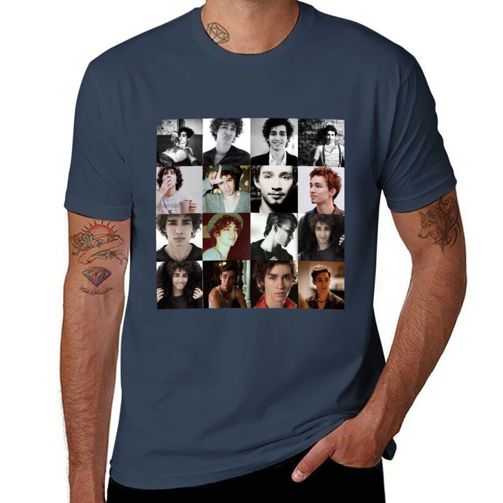 Robert Sheehan Tshirt Plus Size Loose Short Sleeve Top S