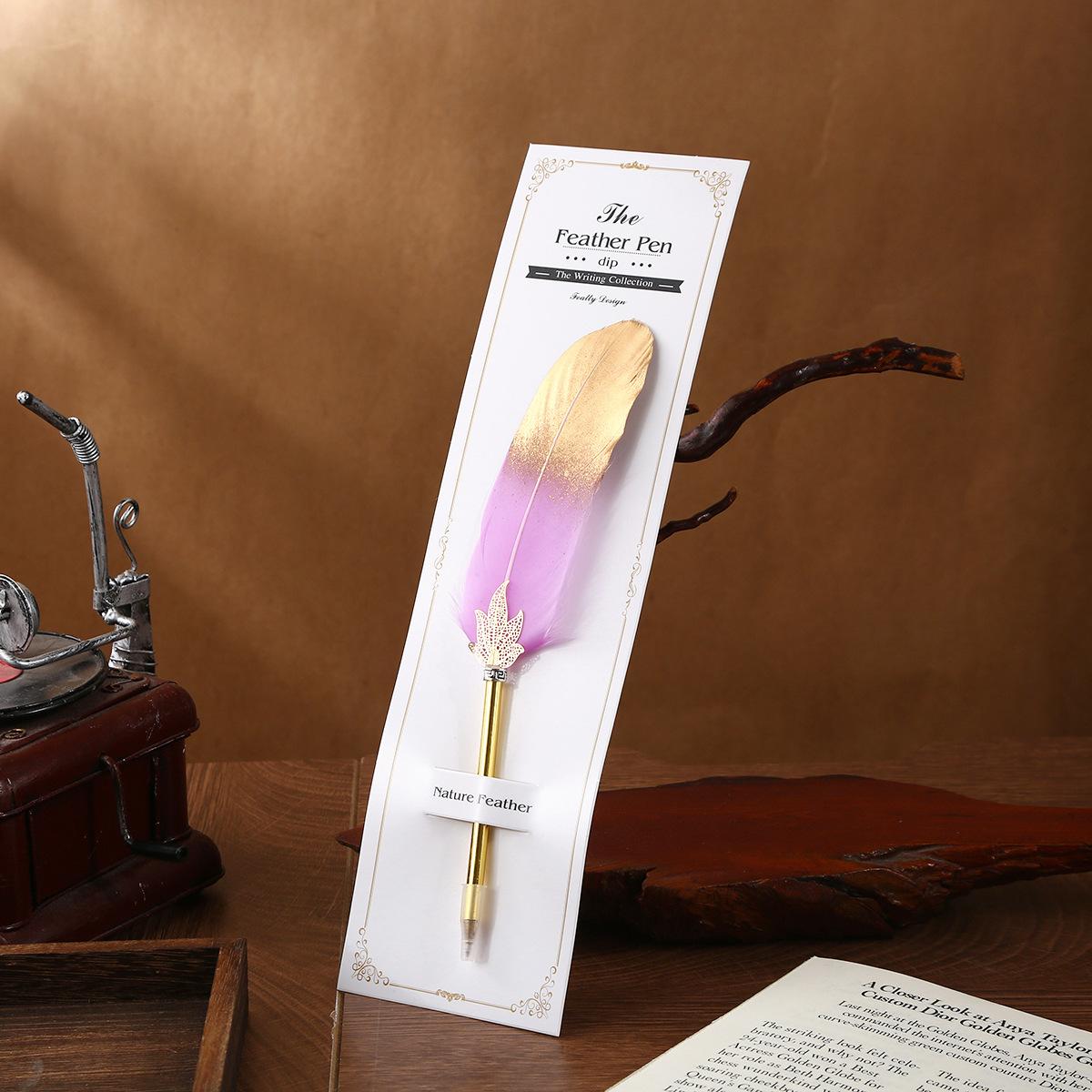 

Подарки Шариковая ручка Подарки Креативная шариковая ручка Декоративная ручка Офисные канцелярские товары Ручка для слюны Праздничные подарки 0.5mm светло-фиолетовый