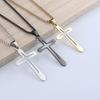 European and American Fashion Cross Unisex Jewelry Empty Cross Necklace Pendant