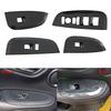 4pcs Car Window Glass Switch Lift Cover Trim for Honda HR-V HRV - Carbon Fiber Inner Armrest Cover Decoration