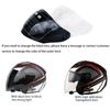 Motorrad Sicherheit Hut Anti-Fog Dual Objektiv Bluetooth Helm Halb Helm Mit BT