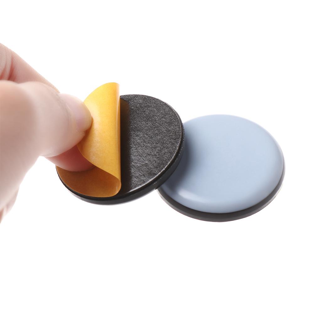 4Pcs Self-Adhesive Anti-abrasion Furniture Leg Slider Pads Floor Protector Easy Move Heavy Table Sofa Slider Mat Chair Fittings