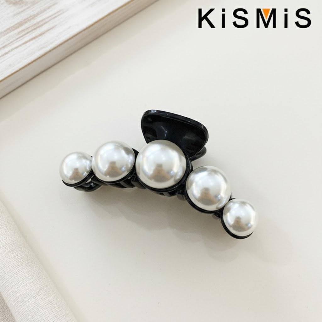 

Pearl Hair Clip Retro Elegant Simple Bath Ponytail Clip 3 Sizes Available Hair Accessories for Women Girls