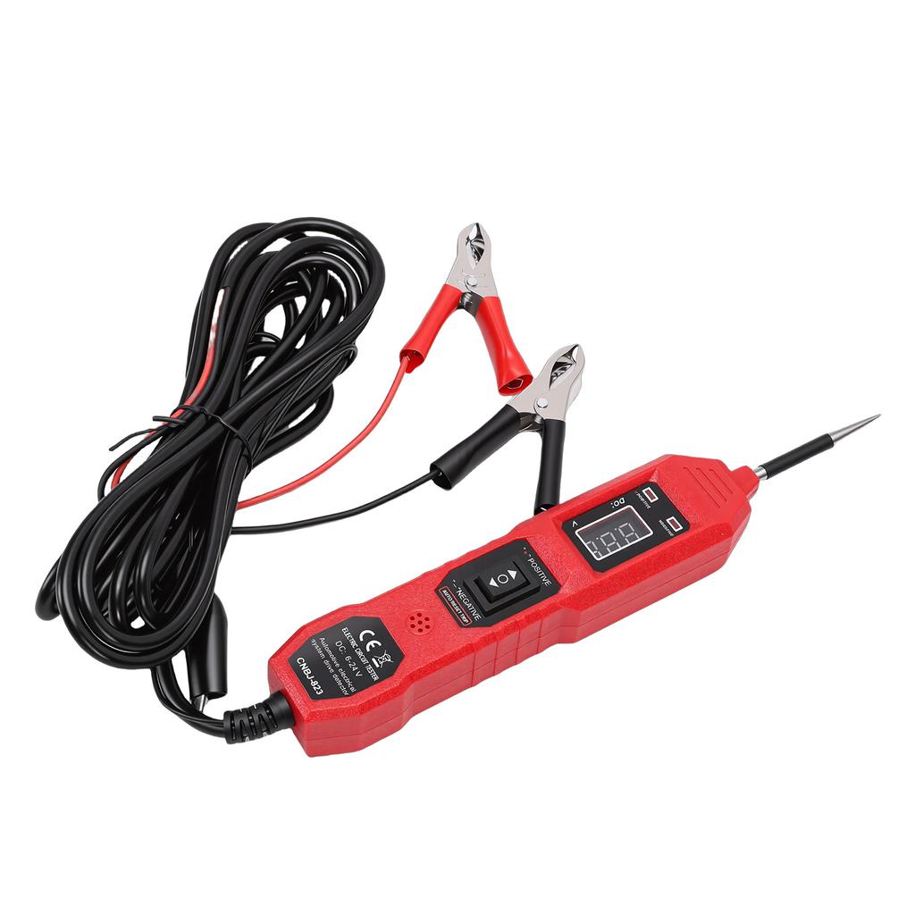 Car Circuit Tester Multifunctional High Sensitivity LCD Display Automotive Power Circuit Probe Tester with 4.5m