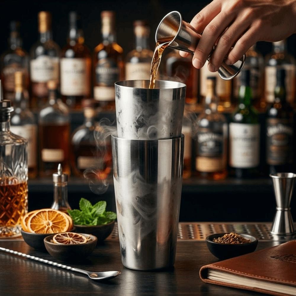 304 Steel Mixing Cup Portable Cocktail Shaker Sturdy Shaker Cup  Milkshake Making