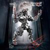 Midnight Werewolf Mecha Model: High-Difficulty Halloween Building Block Set