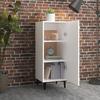Sideboard White 34.5 X 34 X 90 Cm Particleboard