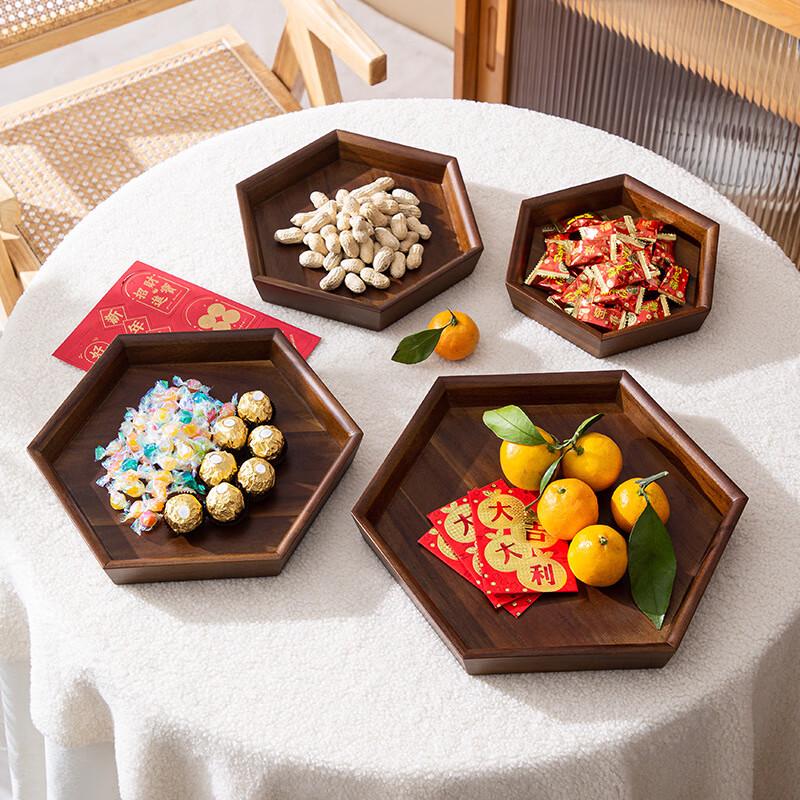 Wooden Octagonal Dried Fruit Tray