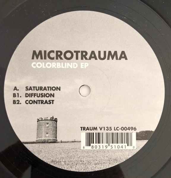 

12inch Record MICROTRAUMA Colorblind EP TRAUMV135 Traum Schallpla 2011 Germany Dance Electronica Used