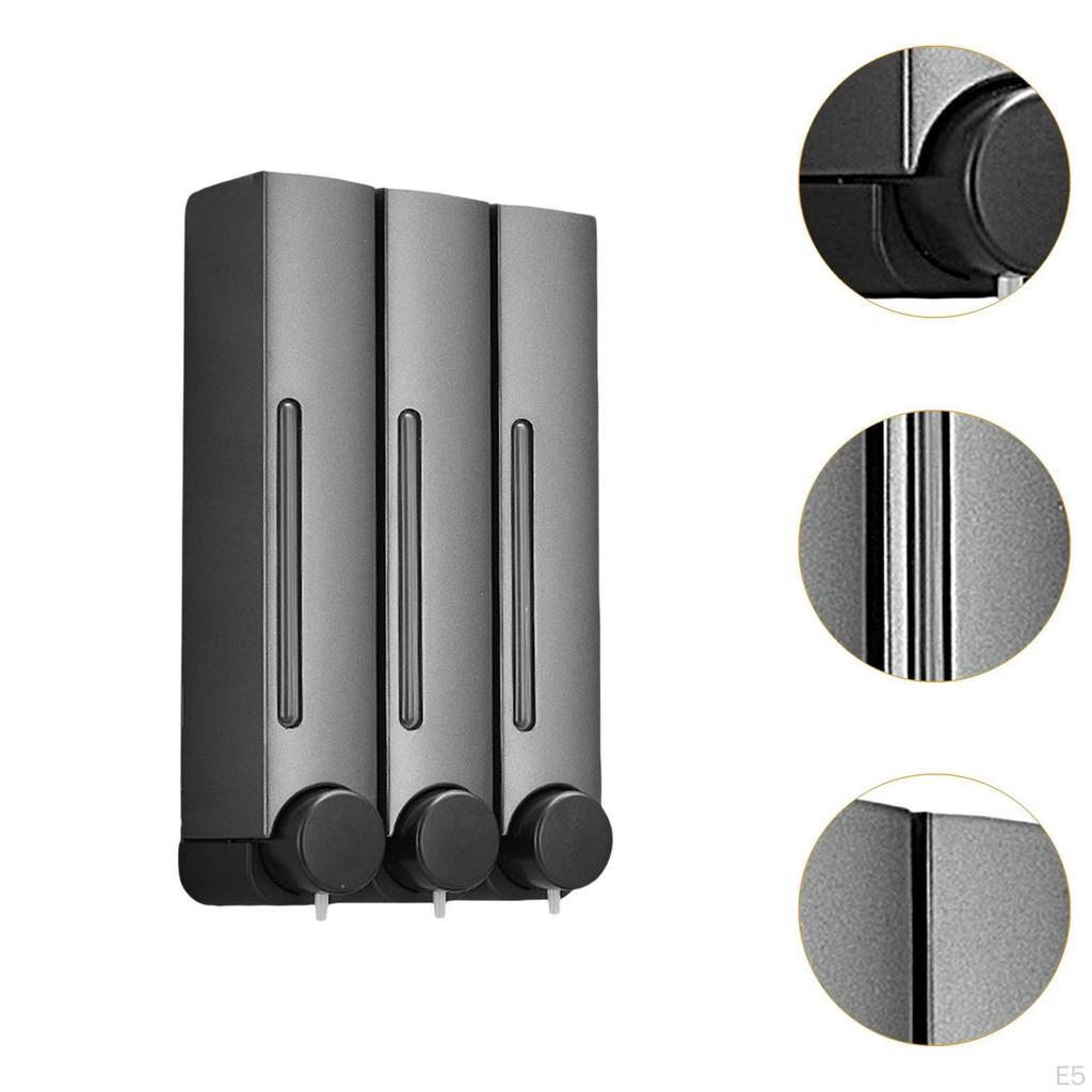 Manual Soap Dispenser Wall Mounted Lotion Container Commercial Convenient Shower for