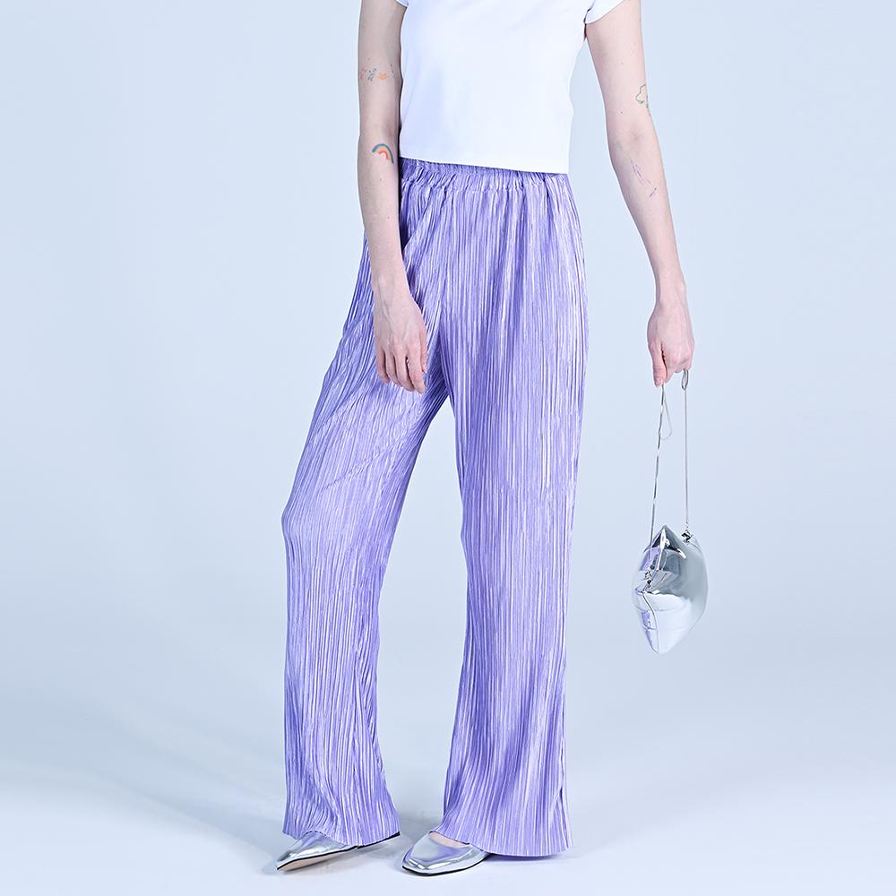 WOVEMENT Shining Pleats Pants Wbcspa003Lc