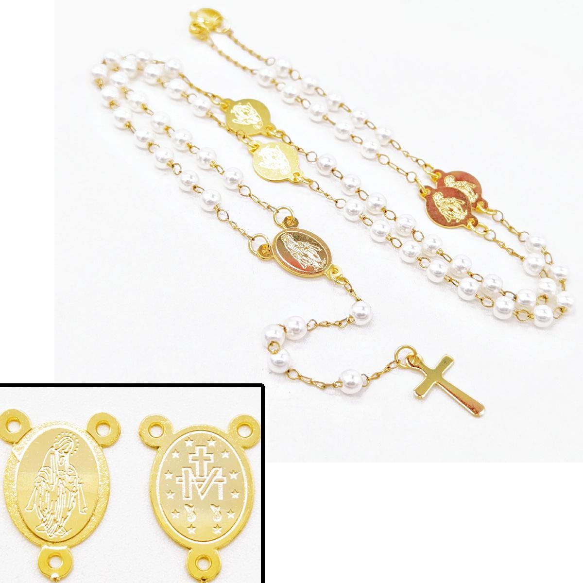 

Gold Pearl Stainless Steel Multi-Accessory Necklace | Elegant Fashion Jewelry Stainless Steel