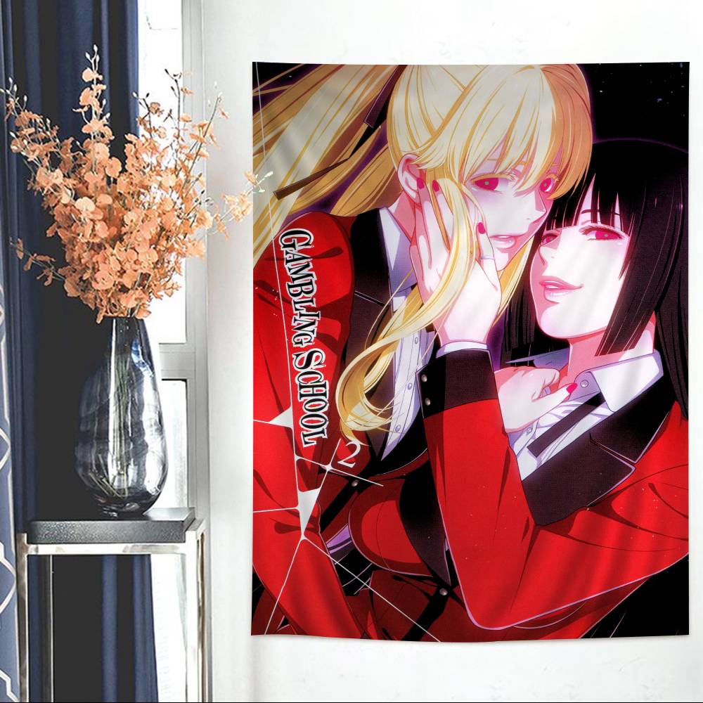 Japanese Manga Kakegurui Hanging Bohemian Tapestry Hippie Wall Hanging Bohemian Wall Tapestries Mandala Wall Hanging Home Decor
