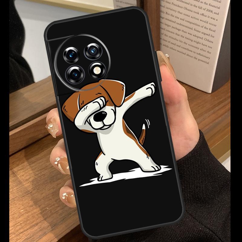 

Beagle Dog Cute Cartoon Case For OnePlus 15 R 13T 13R 12R 10T 8T 13 12 11 9 10 Pro Nord 5 CE 4 2 3 Lite N20 N30 Cover OnePlus 10R