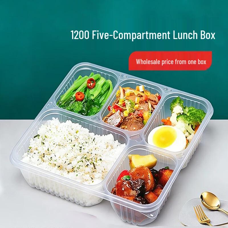OEING Disposable Food-Grade Multi-Compartment Takeout Containers