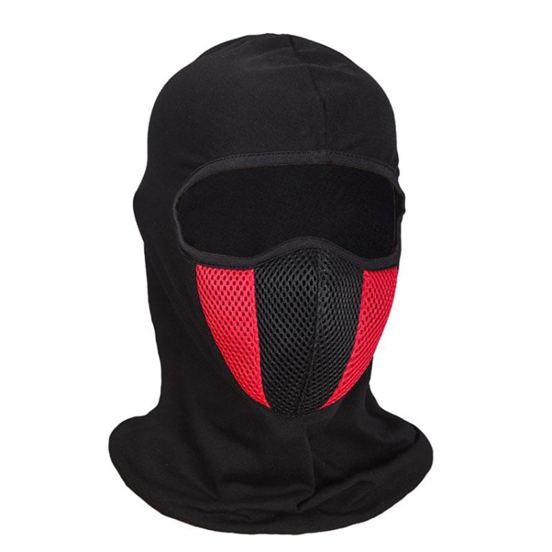 Outdoor Breathable Balaclava Motorcycle Face Mask Windproof and Dustproof Moto Helmet Hood Moto Neck Face Mask  Moto Accessories