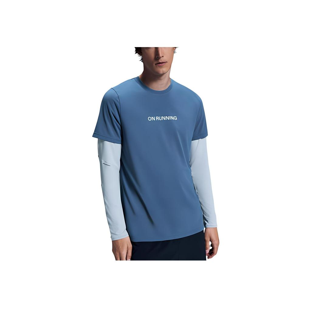 On Running Comfortable Soft Running Short Sleeve T-Shirt Men Tops Fjord 1ME30372486