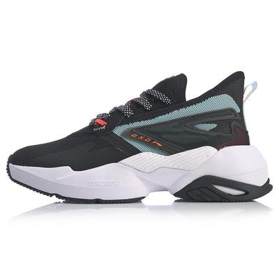 Li Ning Exceed Slip Resistant, Breathable, Lightweight Low Top Casual Shoes Women's Black AGLQ028-6