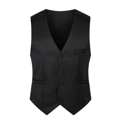 2024 British Fashion Men's Slim Suit Vest for Spring and Autumn
