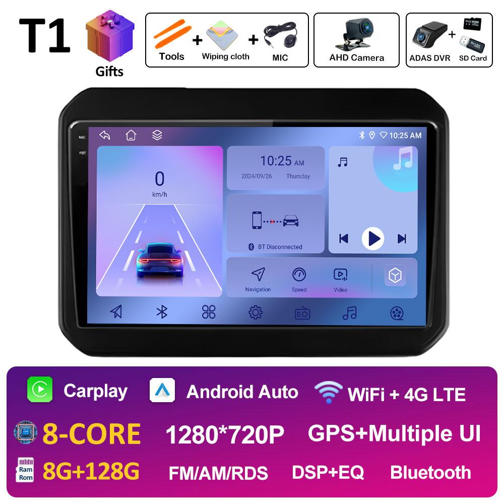 For Suzuki Ignis 2016 2017 2018 2019 2020 Android Auto Wireless Carplay DSP Stereo Autoradio Cooling Fan QLED IPS Screen WIFI 4G